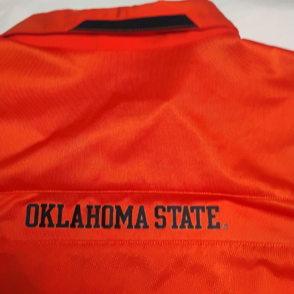 2XL XXL Orange Nike Dri-Fit Polo Shirt Oklahoma State University OSU Cowboy Mens